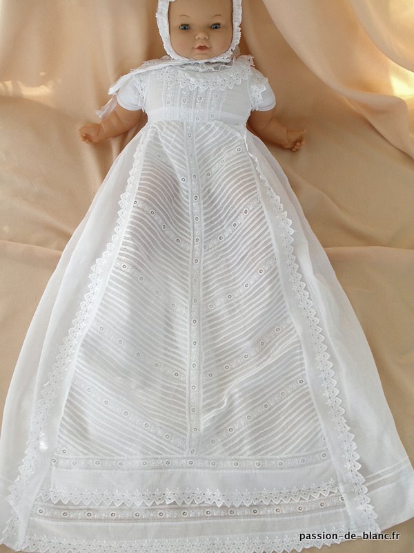 robe de bapteme longue